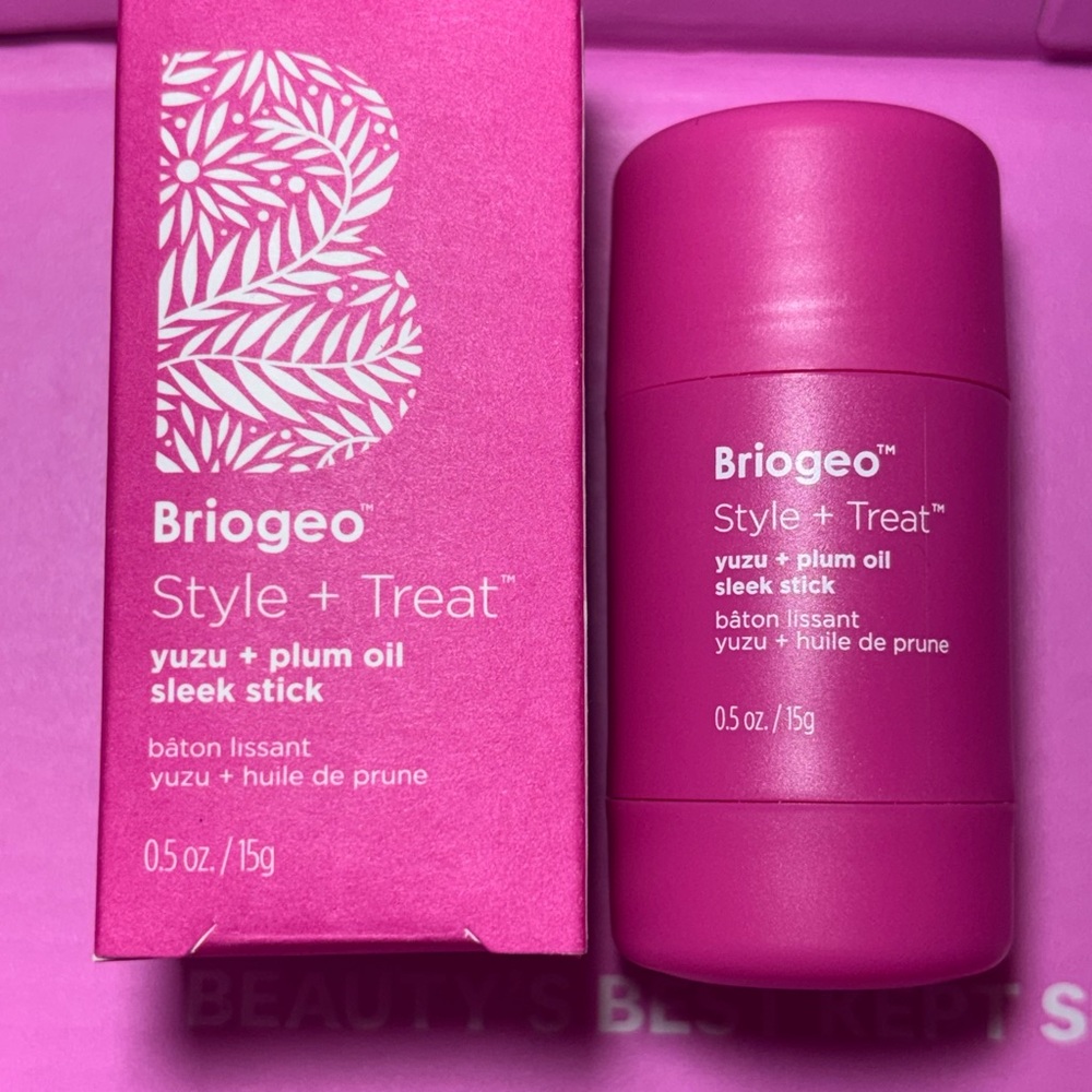 Briogeo Style + Treat Yuzu Plum Oil Stick in Pink